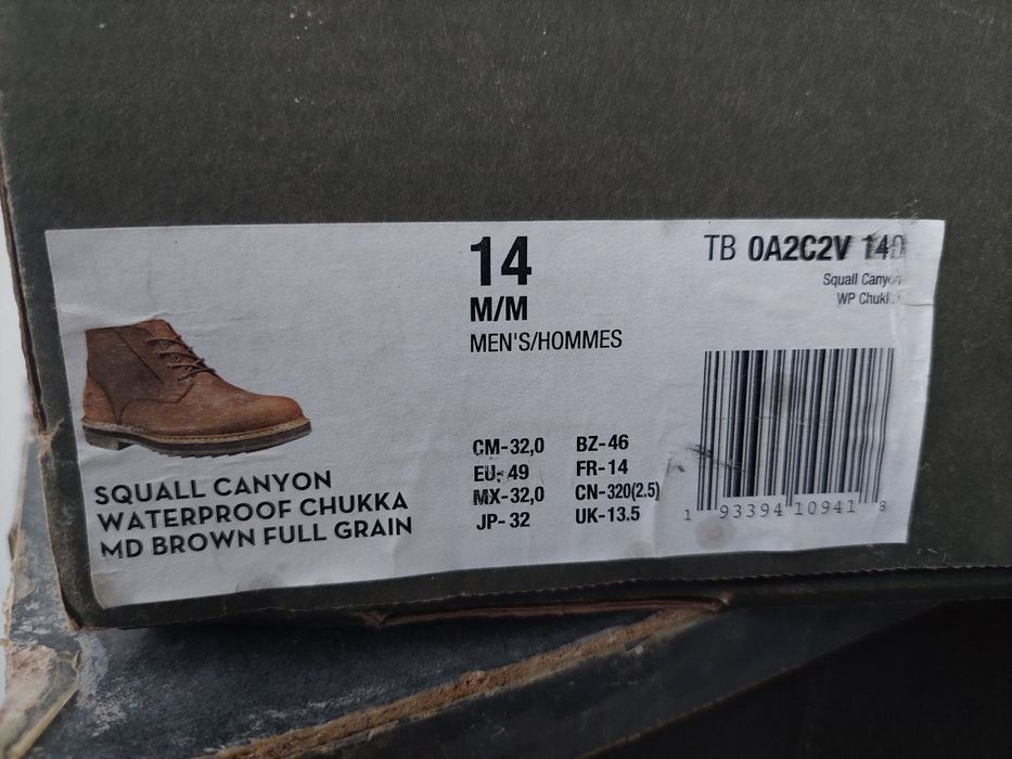 TIMBERLAND SQUALL Canyon Waterproof Chukka-№49