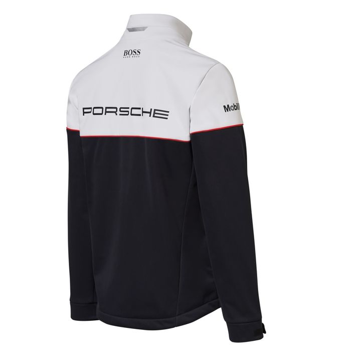Geaca Barbati Oe Porsche Motorsport Softshell Alb/Negru - Marime XL