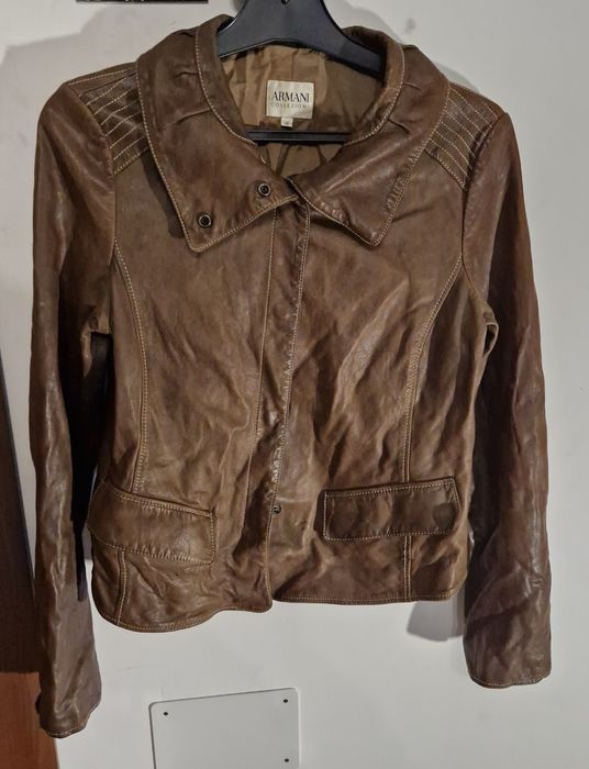 Geaca de piele Armani