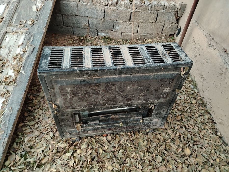 Камин печь в рабочем состоянии