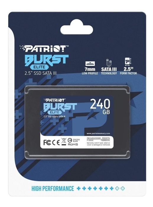 Новый ssd 240гб Patriot