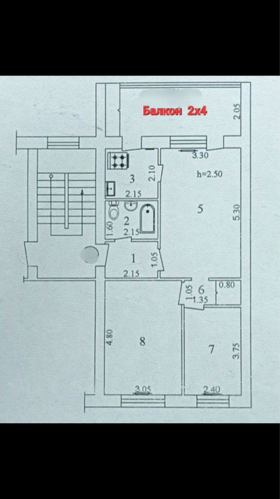 Чиланзар 4. 3/4/4. Парк Г. Гуляма. 61м2. Метро 100м