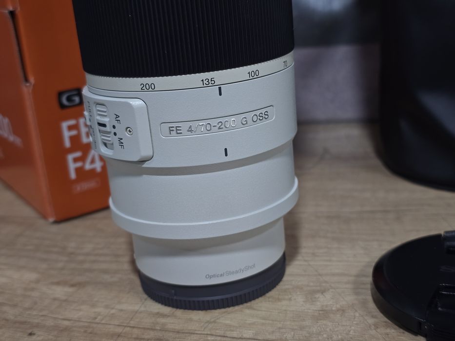 Obiectiv tele SONY G 70-200mm, F4 FE OSS, cu stabilizare, full frame