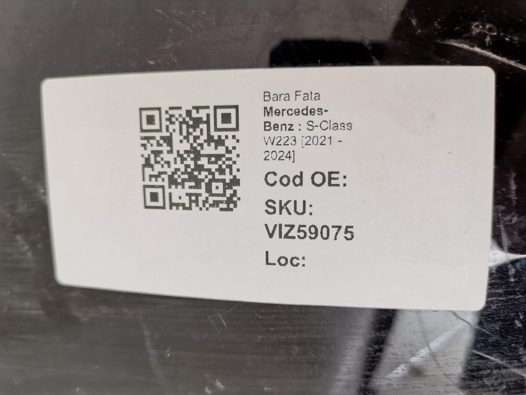 Bara Fata Mercedes-Benz  S-Class W223 [2021 - 2024] AMG Originala In Stare Buna