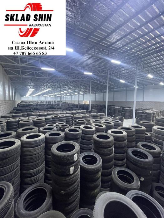 Б/у зимние шины (липучки, шипы) 215/55/17 Европа и Япония