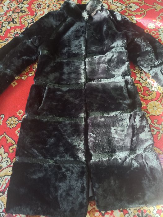 Мутон Шуба норка жағамен