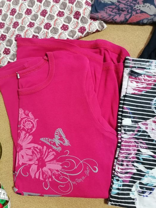 Комплект Дамски дънки и блуза Л размер, 10 лв