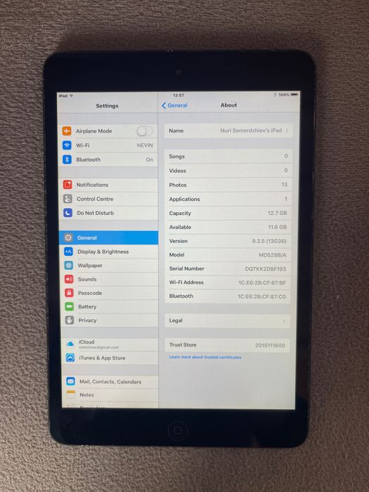 Ipad mini 2 бр 16 gb