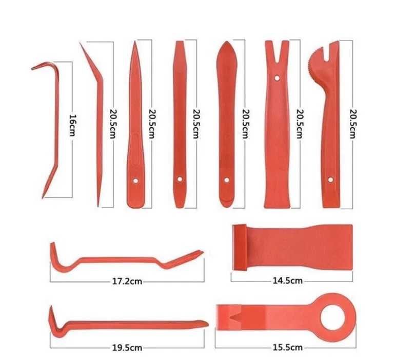 Set 19 buc Extractoare Auto Casetofon Bord Elemente Plastic Mufe