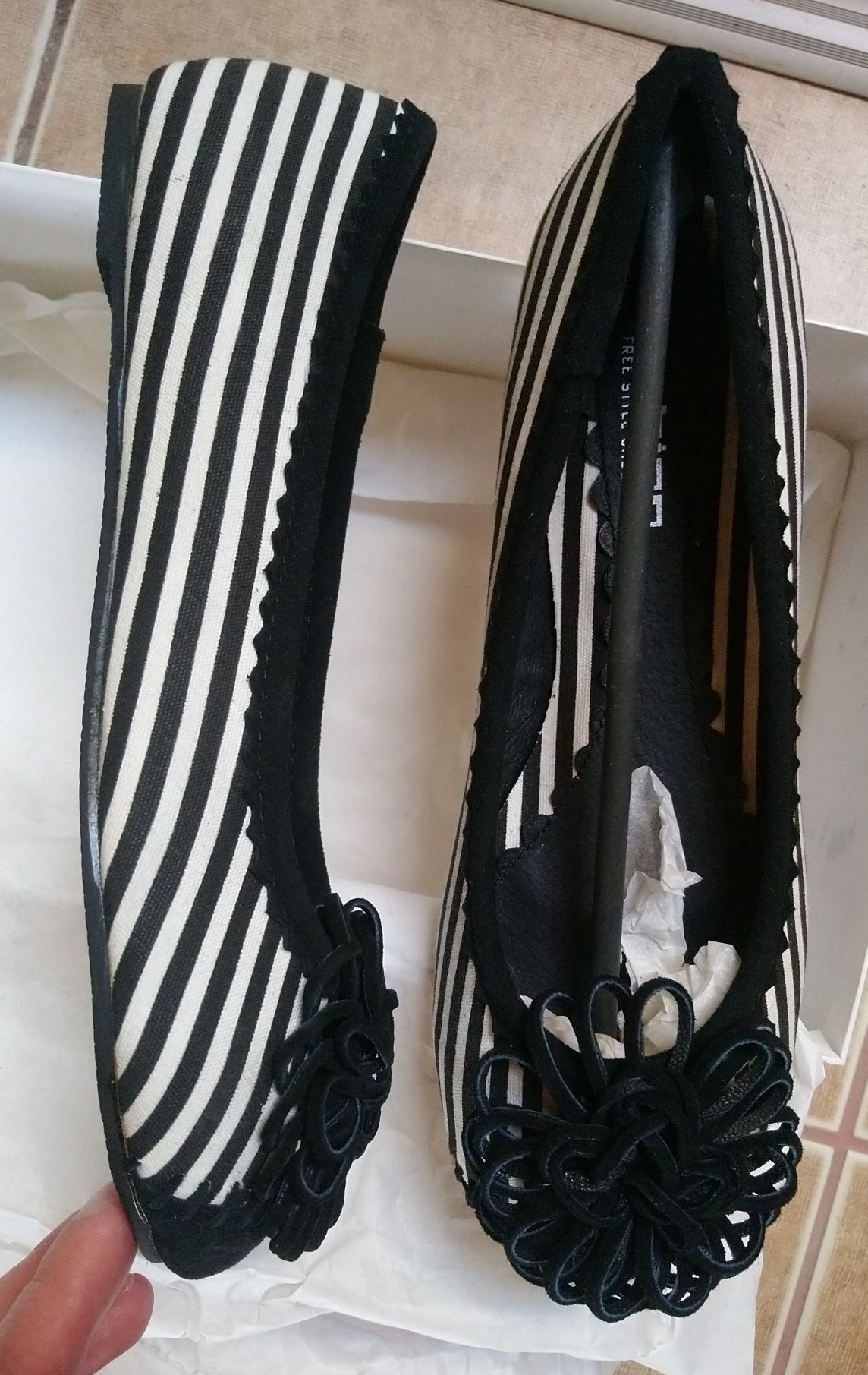 36 balerini cu piele Yoshino Noi