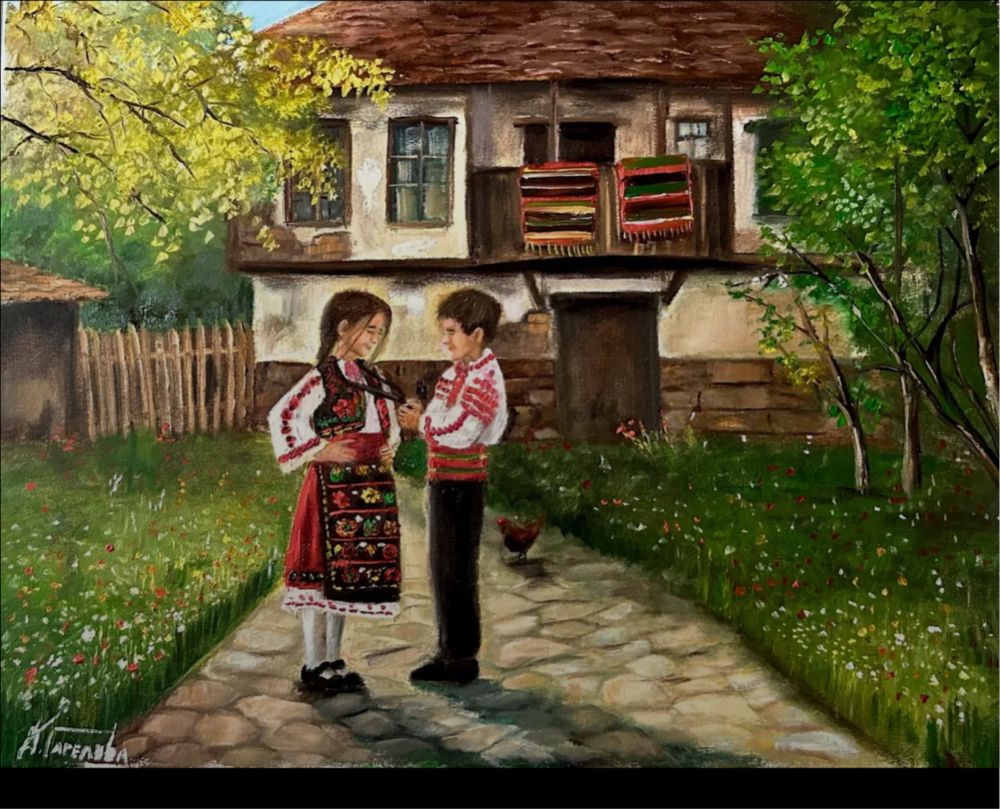 Картини с маслени бои.