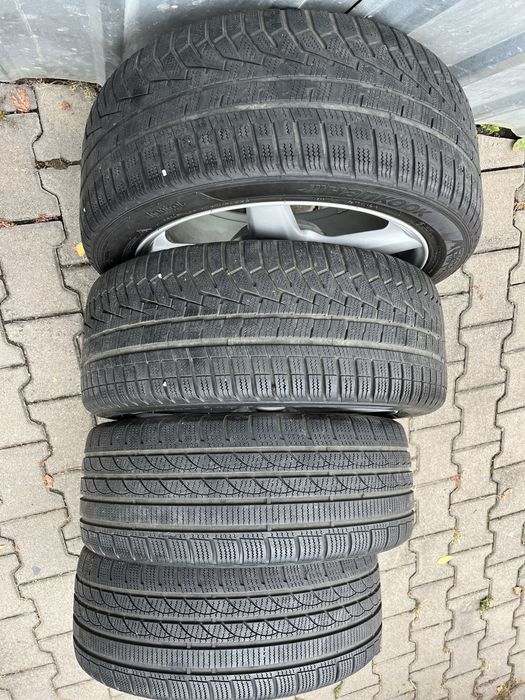 Jante 5x112mm, anvelope iarna, 235/45 R17, VW Audi Seat Skoda Mercedes