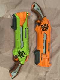 Nurf shotguns. Зелена и оранжева