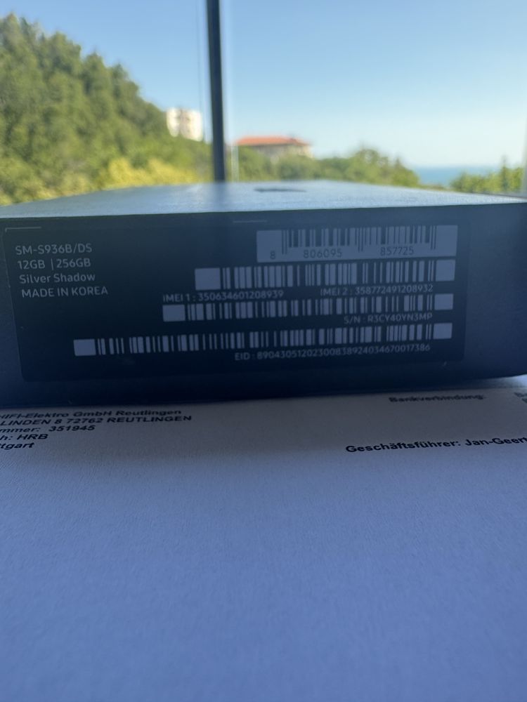 НОВ! Samsung Galaxy S25 Plus 256GB Silver Shadow 24м. Гаранция