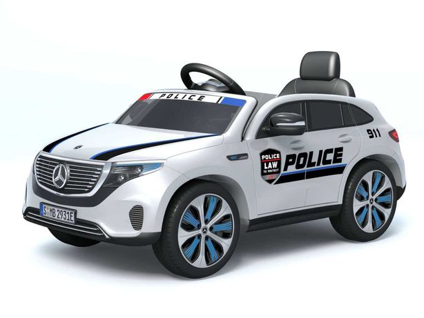 Masinuta electrica Mercedes Benz EQC 400 90W 12V 7Ah POLICE #White