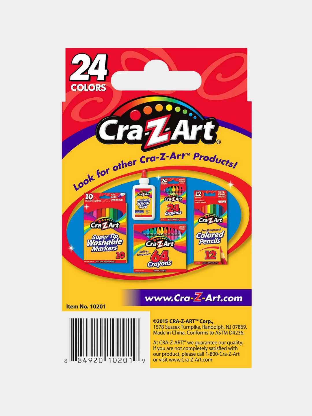 Цветные мелки CRA-Z-ART для детей, 24 шт