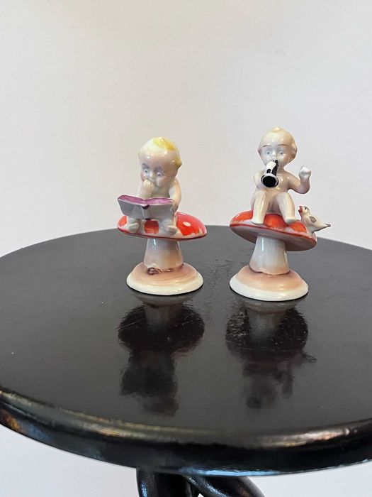 Set 2 bibelouri bibelou M O Metzler & Ortloff portelan marcate