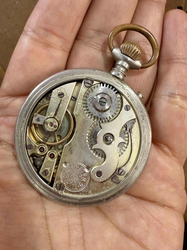 Ceas de buzunar colectie vintage El Cronometro GW&Co vintage