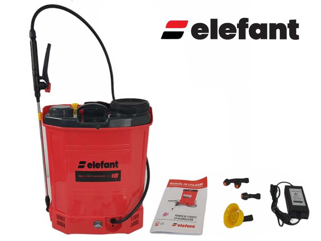 Пръскачка акумулаторна градинска Elefant SE18L, 18л., 12V/8Ah, 6 bar