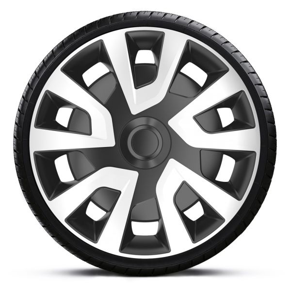 Тасове 15 цола SILVER BLACK – комплект 4 броя