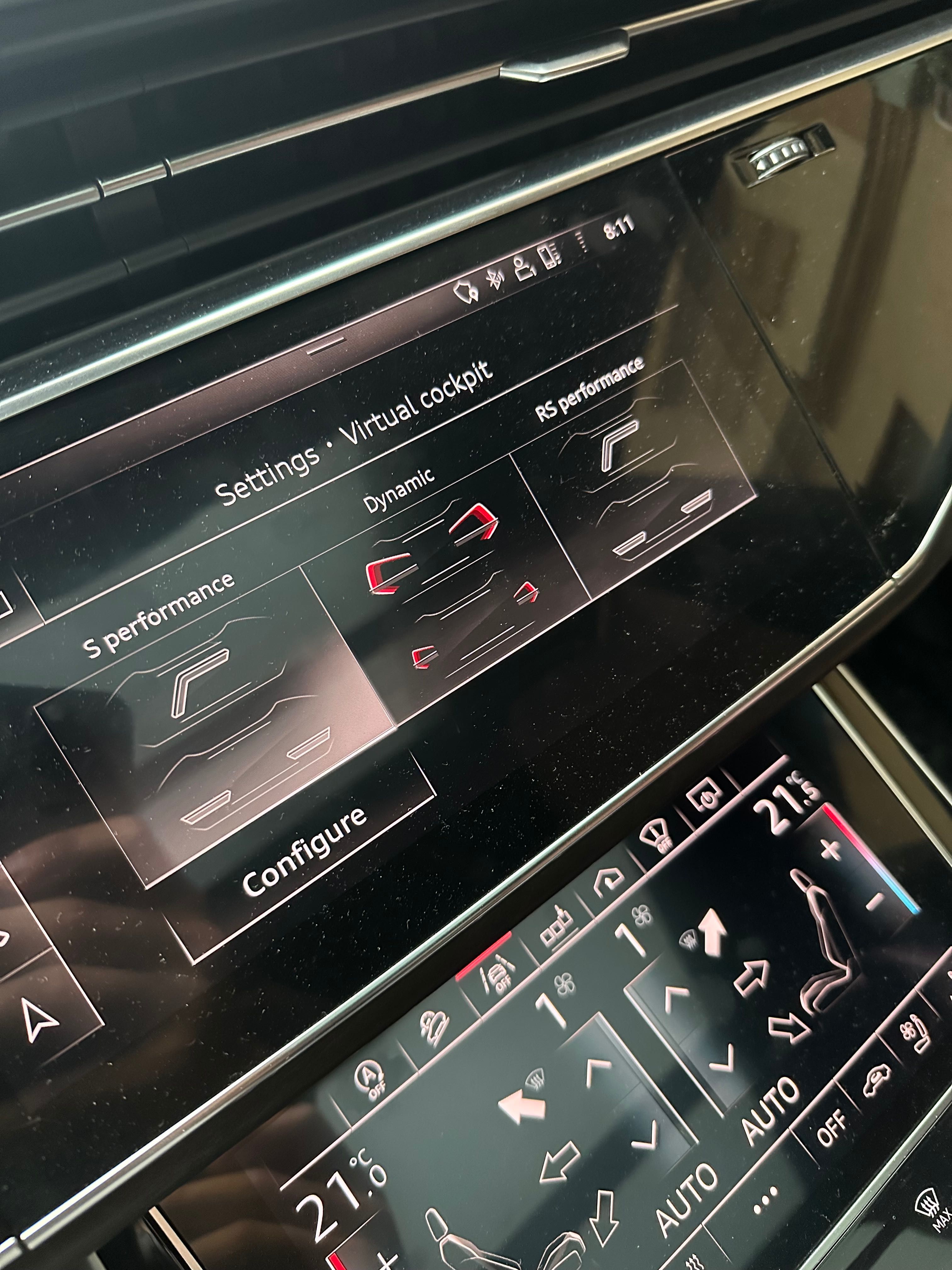 Активиране на спортен километраж за audi q8 a7 a6