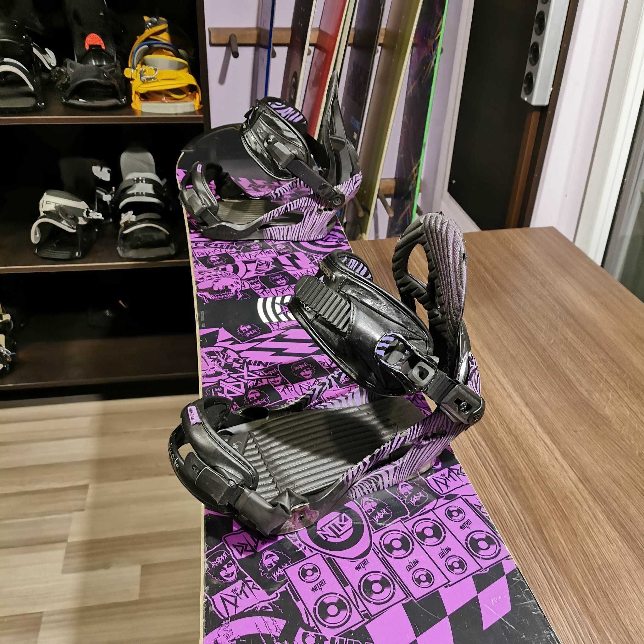Placa snowboard Nitro Ripper 149 cu legaturi K2 marime M