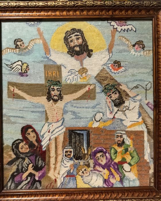 Vând icoane, ramă de lemn