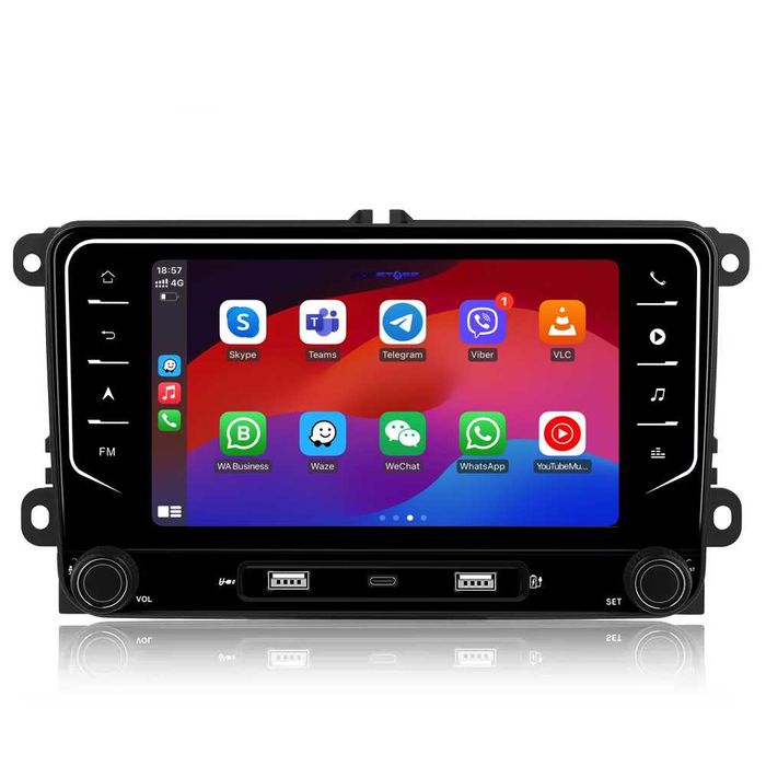 Navigatie Dedicata Volkswagen, QuadCore, 7Inch, 4Gb Ram, 64Gb stocare
