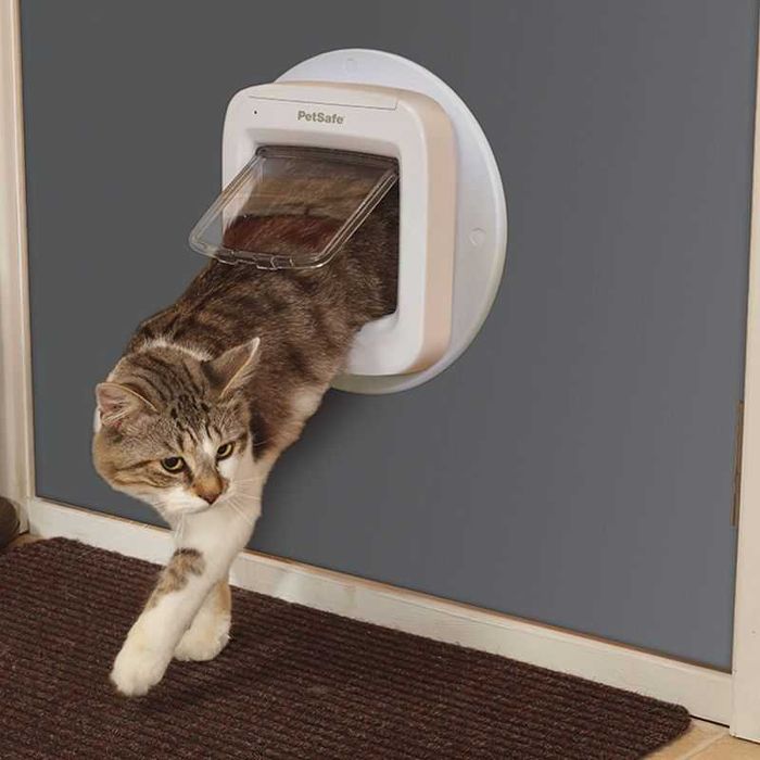 Usa cu microcip cip Petsafe pisici pentru controlul accesului
