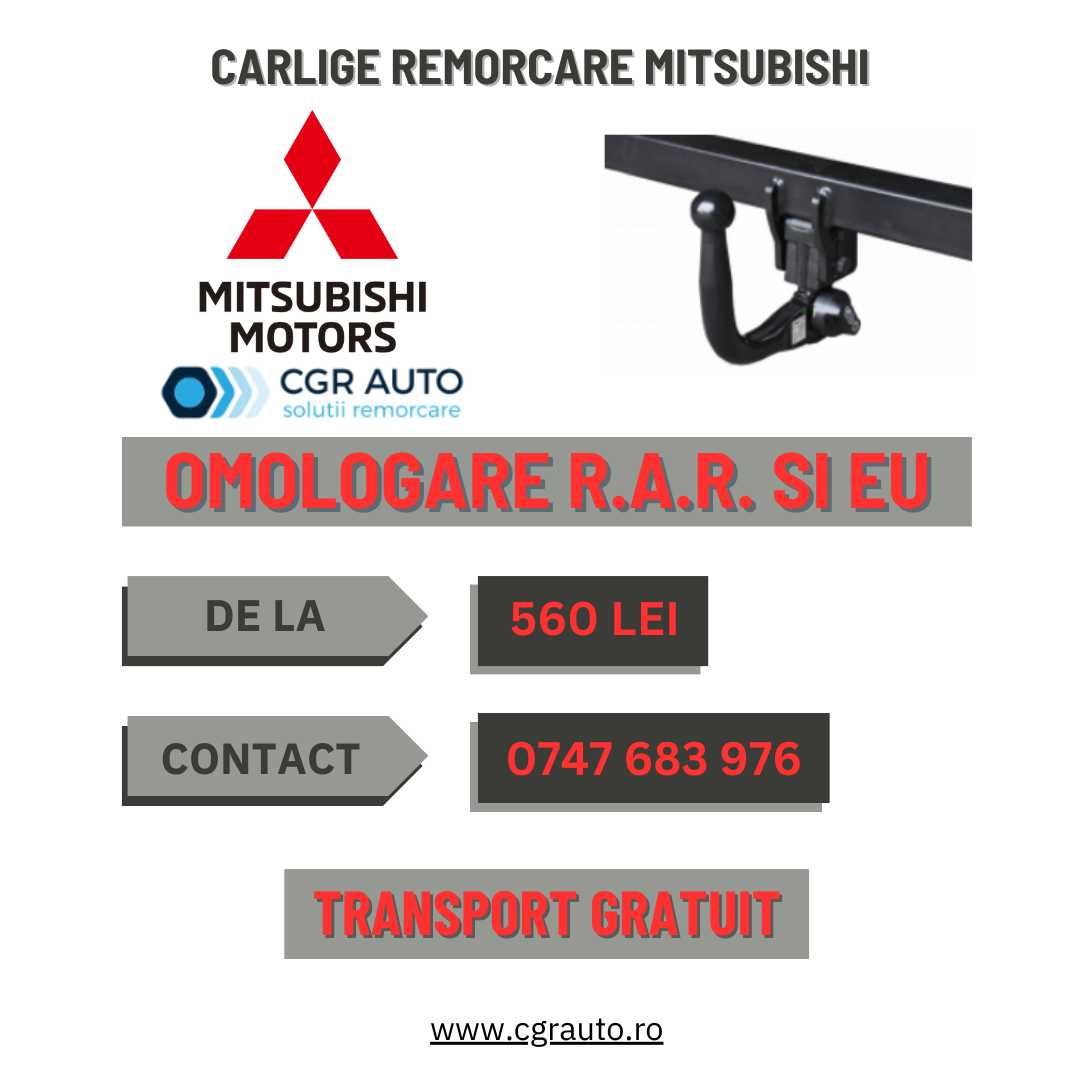 Carlige remorcare Mitsubishi omologate si durabile