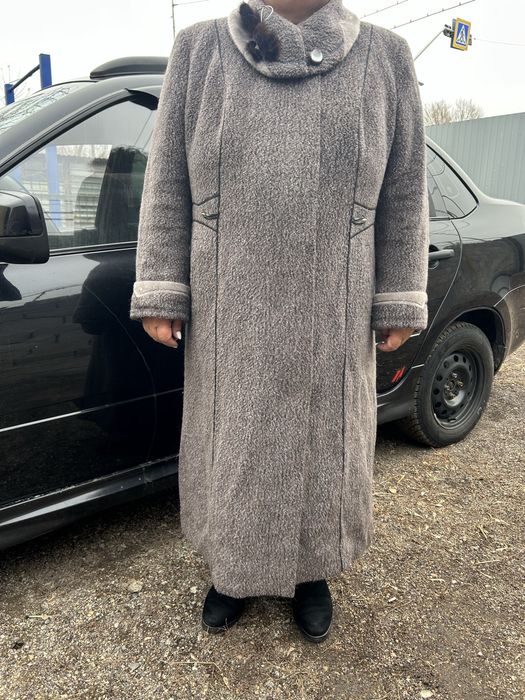 Женское драповое пальто