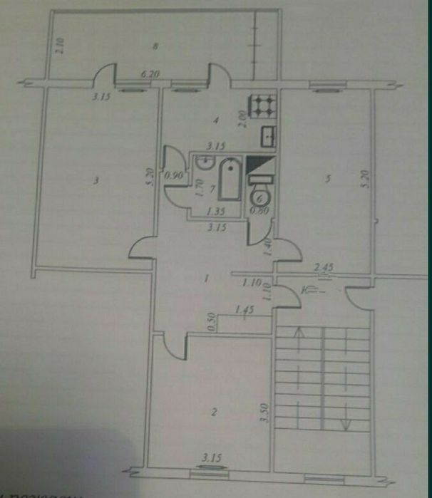 12 квартал. 3/2/4. 2/6 балкон. Вдоль метро