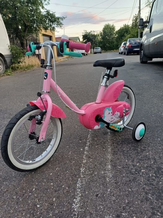 Bicicleta fara pedale și Bicicleta Btwin 14 inch 2-4 ani