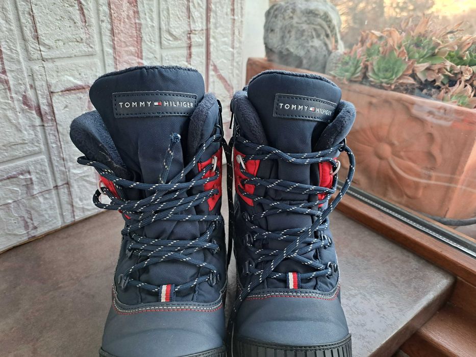 детски ботуши,зимни обувки,боти,апрески,Tommy Hilfiger ном36 за момче,