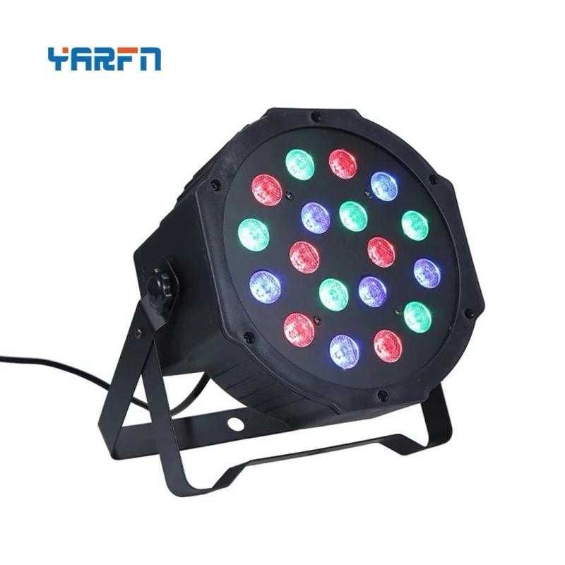 Par LED 18 RGB Proiector luminii cu 18 LED-uri RGB Club Dj Evenimente