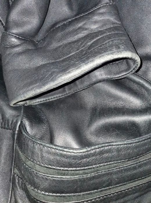 Geaca lunga de piele