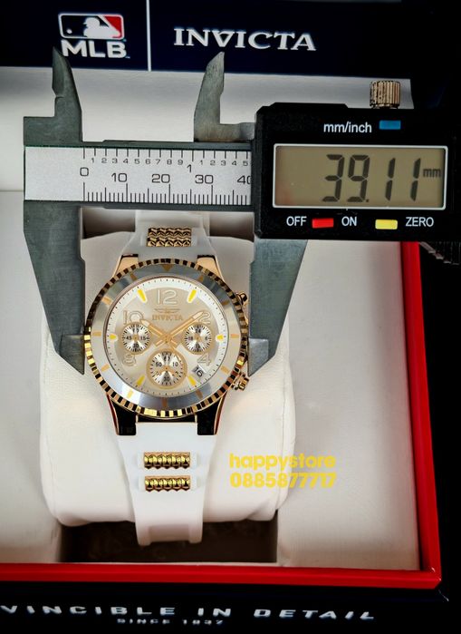 INVICTA BLU White 39 mm, Инвикта нов дамски часовник