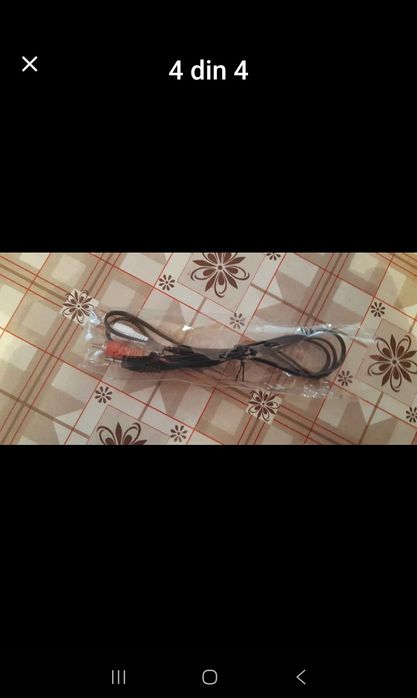 Vând cablu cu mufă Aux Jqk pentru boxe etc (nou)