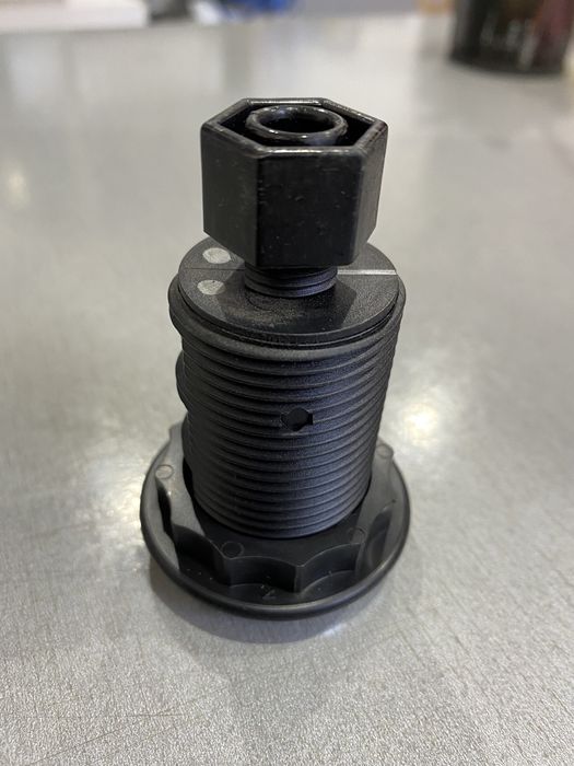 Buton pneumatic cromat pentru hidromasaj