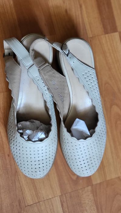 Pantofi comozi piele cu bareta