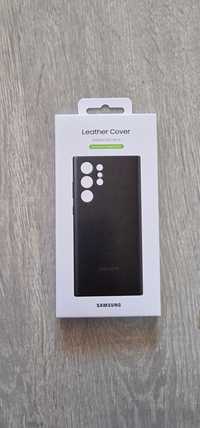 Samsung Galaxy S22 Ultra Leather cover black