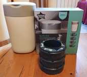Хигиенен кош за пелени Tommee Tippee - Twist and Click, бял