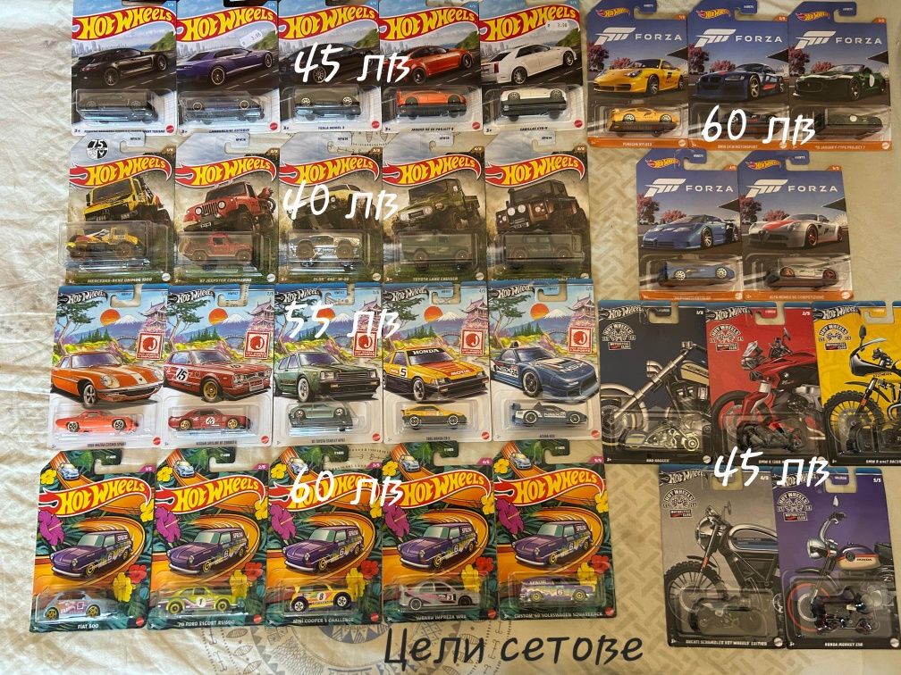 HOT WHEELS колички 1:64 premium, full sets, collections