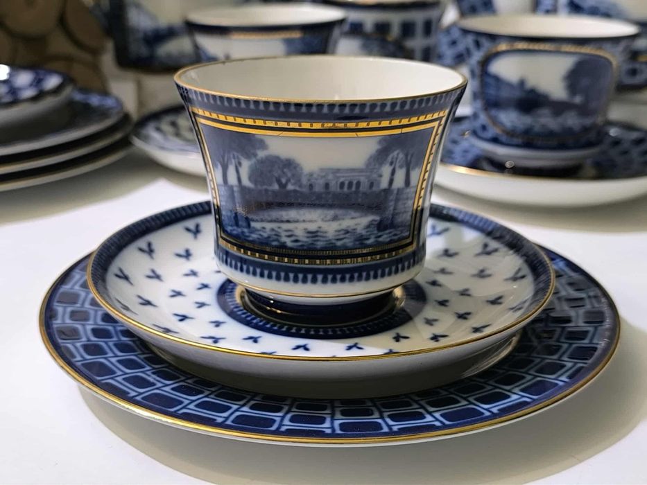 Руски порцелан сервиз за чай ИФЗ