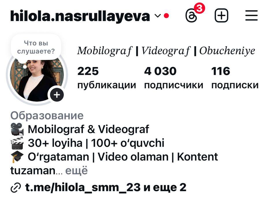 Mobilografiya xizmati va mobilografiya smm kursi