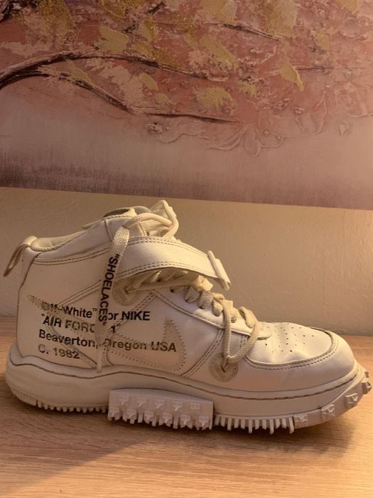 Nike Air Force 1 Mid Off White Graffiti White