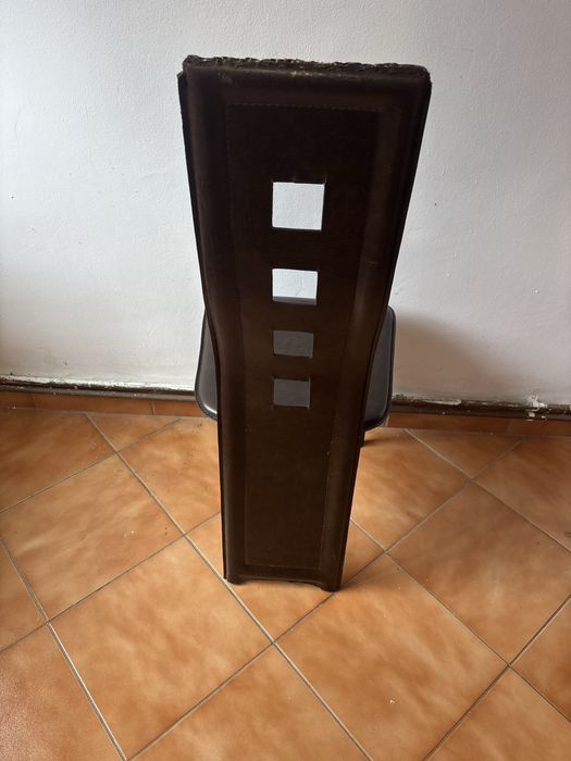 Scaune de piele set 6 Buc