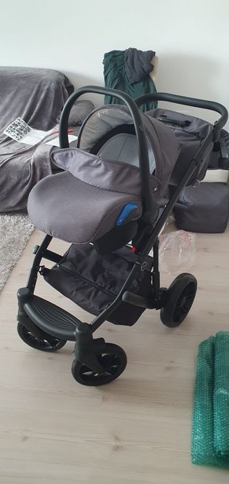 Carucior 3 in 1 Owo Plus Dark Grey - Krausman - Testat ADAC