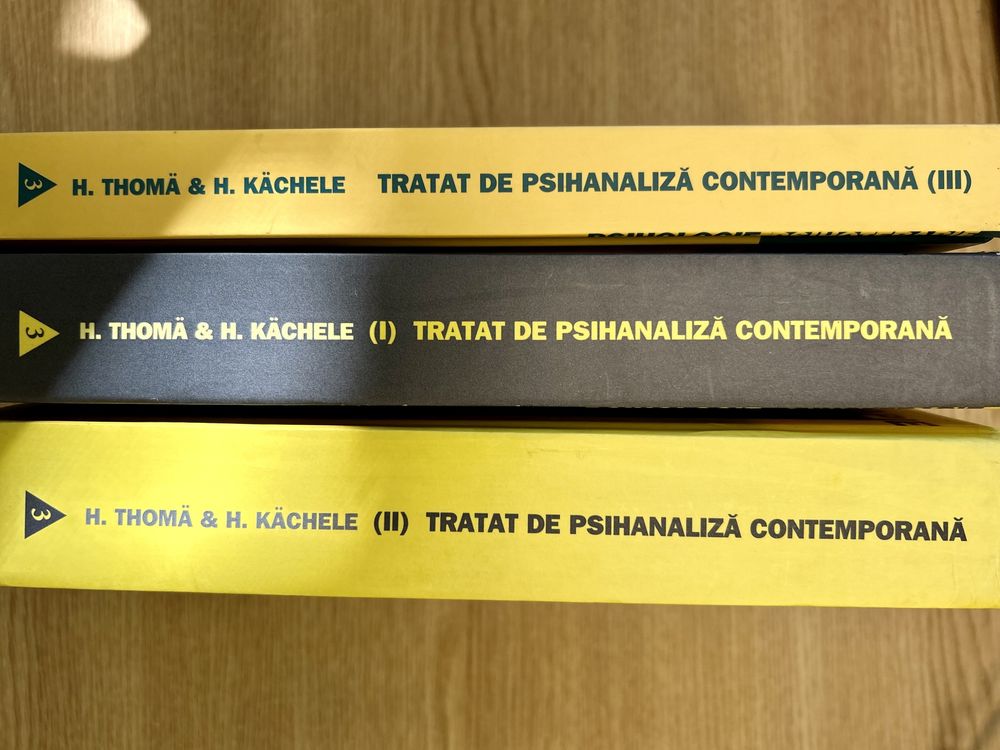Tratat de psihanaliza contemporană Helmut Thoma 3 vol
