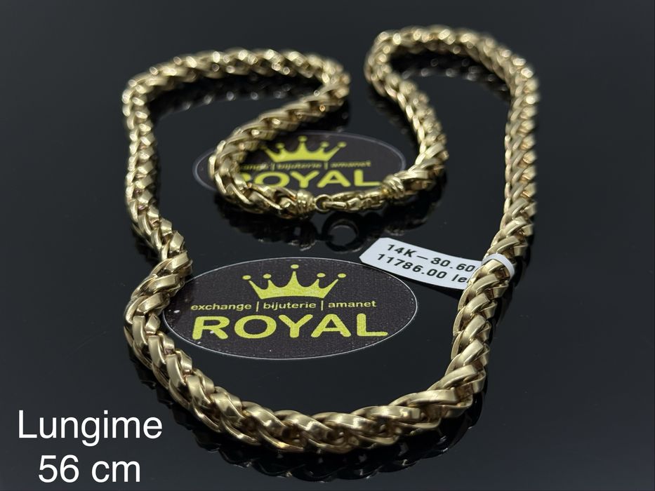 Bijuteria Royal: Lant aur 14k/30.60 gr